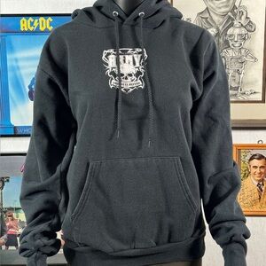 US Army Skull Hoodie – Hanes ComfortBlend Black Hoodie Size Small